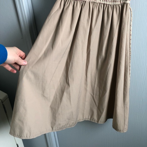 Vintage Ms. Sugar Tan Cap Sleeve Dress - Picture 7 of 8